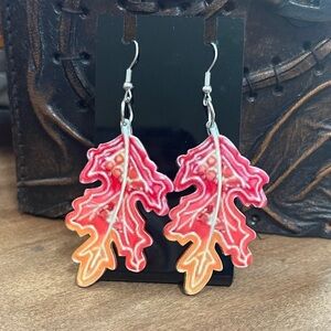 Colorful Leaf Earrings